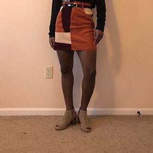Fun fall colored skirt